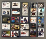 Group of 25 football cards