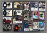Group of 19 football cards