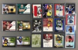 Group of 19 football cards