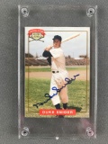 Duke Snider signed baseball card