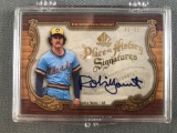 Robin Yount signed baseball card