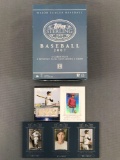 Group of 5 2007 Topps Sterling MLB trading cards with original packaging