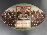 1994 Chicago Bears heavy cardboard schedule