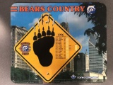 1996 Chicago Bears heavy cardboard schedule