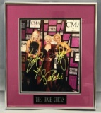 Signed Dixie Chicks Framed Photograph with COA