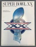 Official Super Bowl XX Game Program