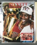 Binder with 13 Beckett magazines