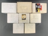 Group of 8 boxes MLB trading cards