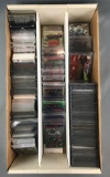 Box of assorted NFL trading cards