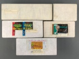 Group of 5 boxes assorted NFL trading cards