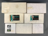 Group of 7 boxes assorted NFL trading cards