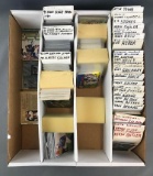 Partial box of assorted NFL trading cards