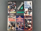 Group of 6 sports VHS tapes