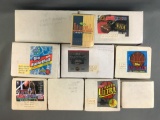 Group of 10 boxes assorted NBA trading cards