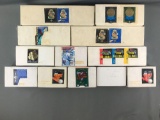 Group of 12 boxes assorted MLB trading cards