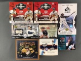 Group of 8 boxes assorted MLB trading cards