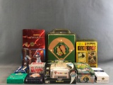 Group of 11 pieces assorted MLB card sets, game