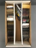 Box of assorted MLB trading cards