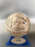 1985 Cubs Official Player Autographs facsimile stamped baseball