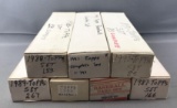 Lot of 7 Topps 1986-92 Baseball Sets