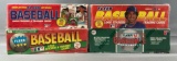 Lot of 4 Fleer Bases Ball Factory Sealed Sets