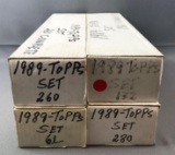 Lot of 4 Topps 1991 Baseball Sets