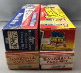 Lot of 4 Topps 1991 Baseball Sets