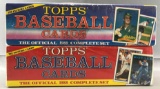 Lot of 2 Topps Factory Sealed Baseball Sets