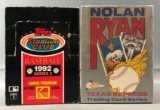 Lot of 2 Factory Sealed Wax Baseball Sets