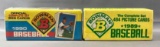 Lot of 2 Bowman Factory Sealed Baseball Sets