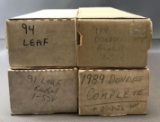 Lot of 4 Donruss and Leaf Baseball Sets