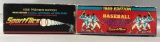 Lot of 2 Sportflics Magic Motion Baseball Sets