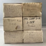 Lot of 6 Leaf 1 and 2 Baseball Sets