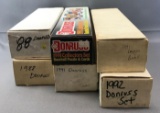 Lot of 6 Donruss Baseball Sets
