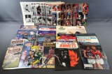 Lot of Sports Uncut Sheet Cards, Magazines and more