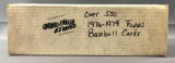 1976-79 Topps Baseball Cards