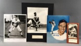 Lot of 4 Vintage Baseball Autographs
