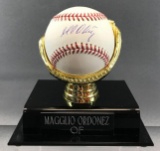Signed Magglio Ordonez Detroit Tigers Baseball