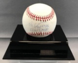 Signed Ralph Terry New York Yankees Baseball