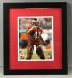 Signed Mike Alstott No.40 Tampa Bay Framed Print