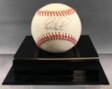 Signed Barry Larkin Washington Nationals Baseball