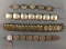 Group of 4: Foreign Coin Bracelets - includes silver