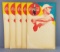 Vintage Cardboard Coca-Cola Baseball Posters