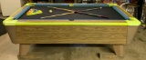 Valley Cougar Black Light Pool/Billiards Table with Sticks and Balls