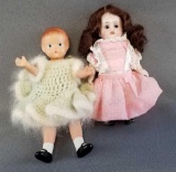 Group of 2: Small Vintage Dolls - Kestner and Effanbee
