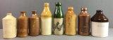 Group of 8 : Antique/Vintage Stoneware Bottles