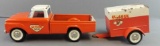 Vintage Nylint Metal U-Haul Truck and Trailer