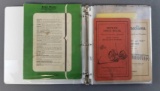 Group of Vintage John Deere Manuals + more