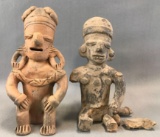 Group of 2: Mexican Clay Statuettes