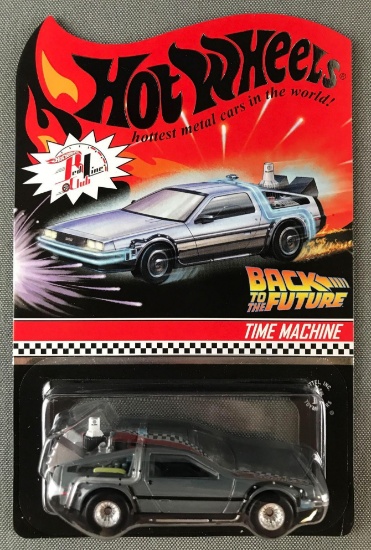 Hot Wheels Red Line Club Back to the Future Time Machine die-cast vehicle